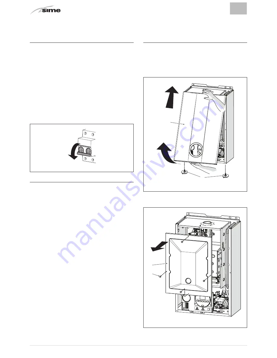 Sime Brava Slim BF Installation And Maintenance Manual Download Page 62