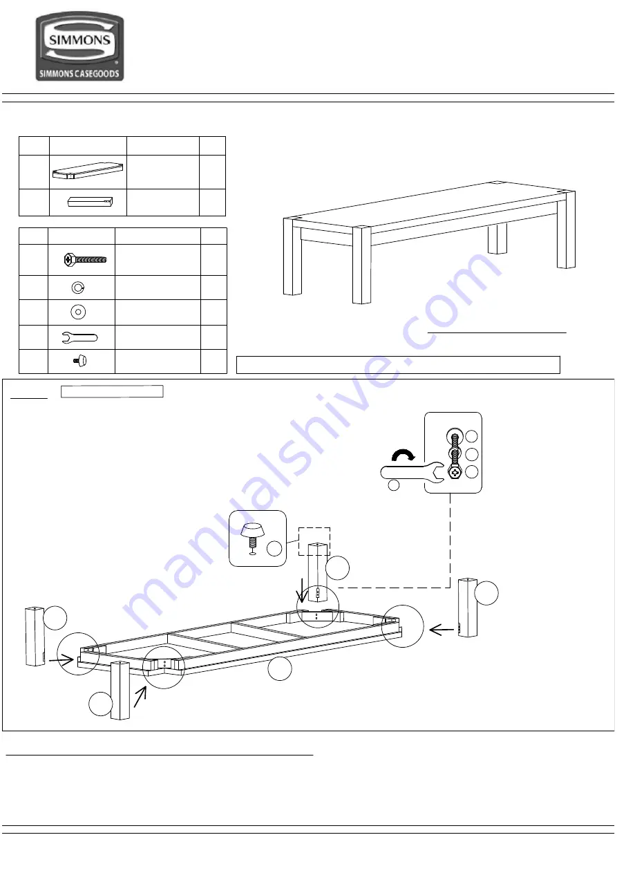 Simmons 5017-51 Скачать руководство пользователя страница 1