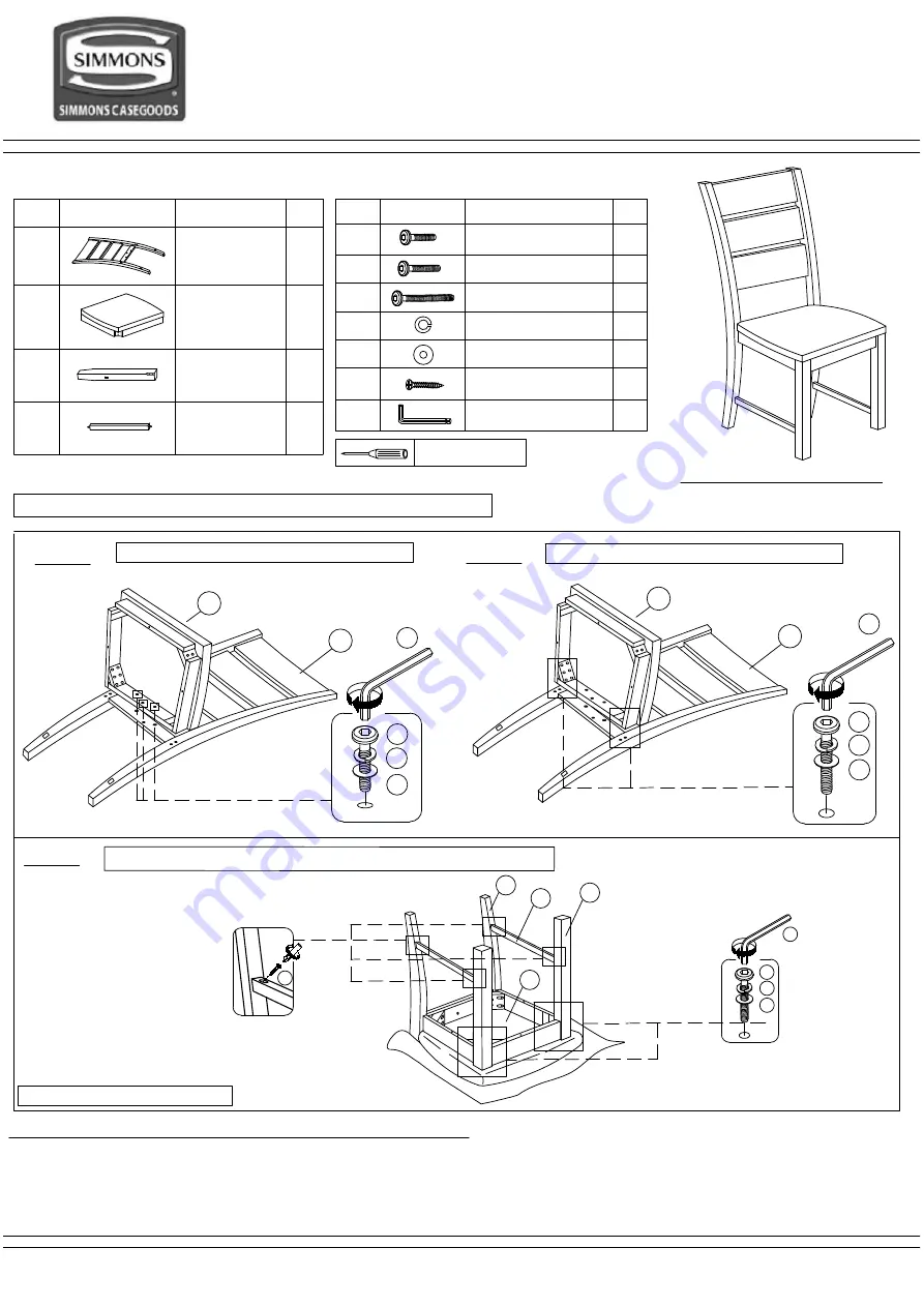 Simmons 5017-51 Скачать руководство пользователя страница 2