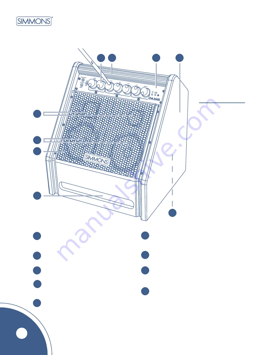 Simmons DA200S User Manual Download Page 6