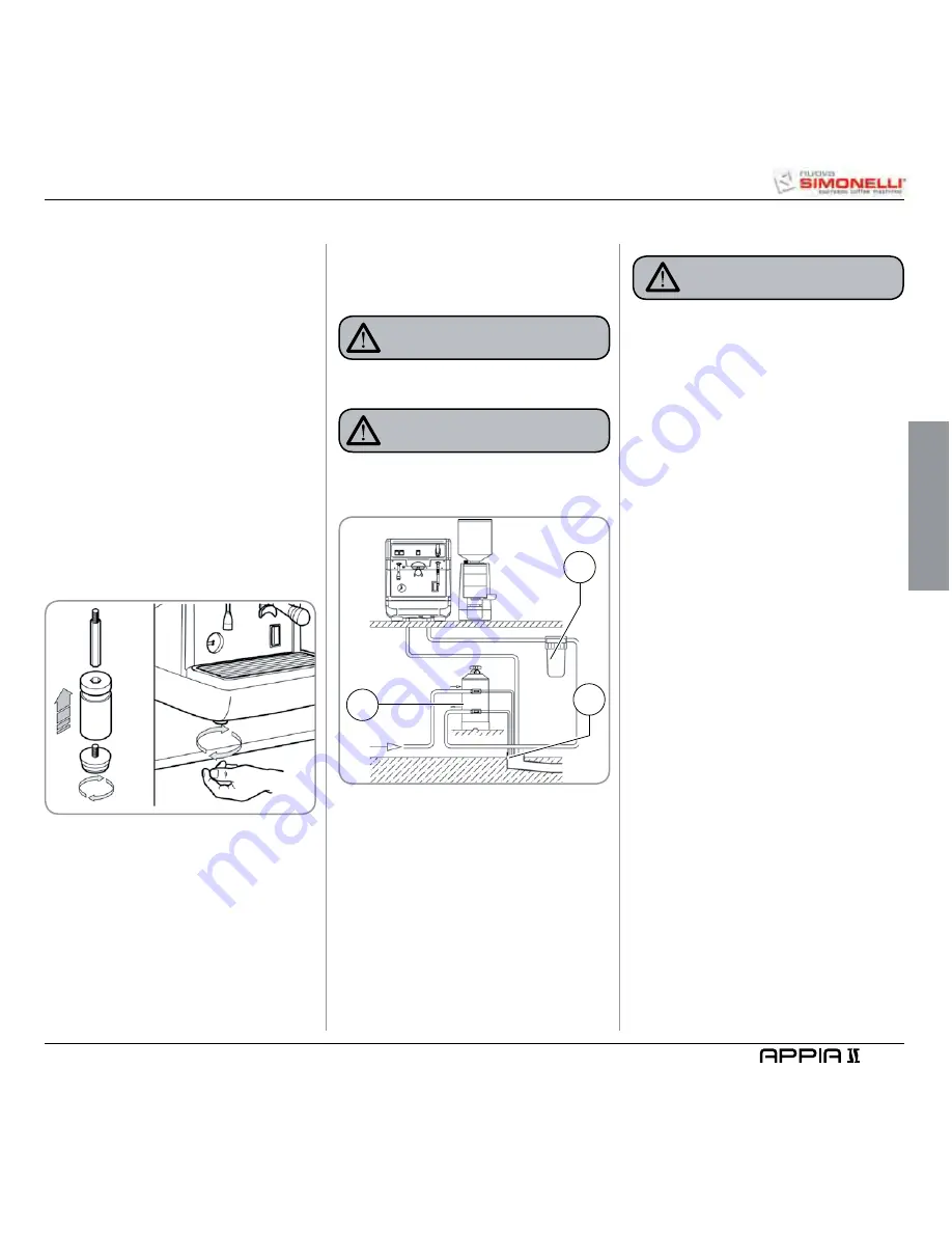 Simonelli APPIA II User Handbook Manual Download Page 35