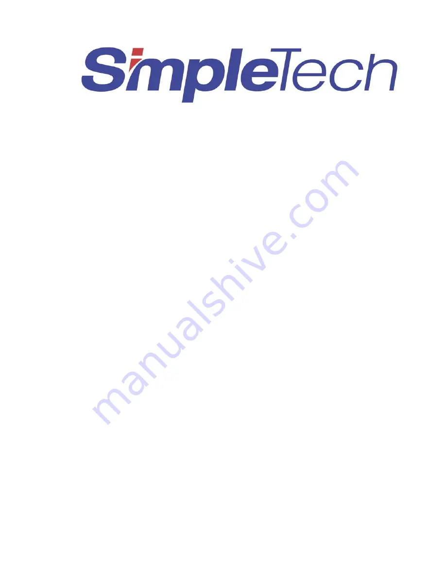 SimpleTech FV-U35/250 User Manual Download Page 1