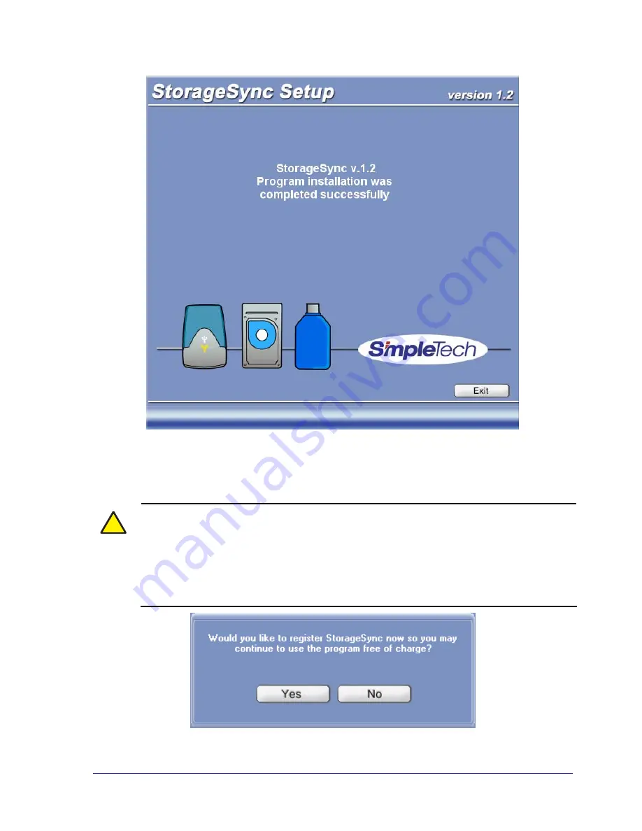 SimpleTech FV-U35/250 User Manual Download Page 23