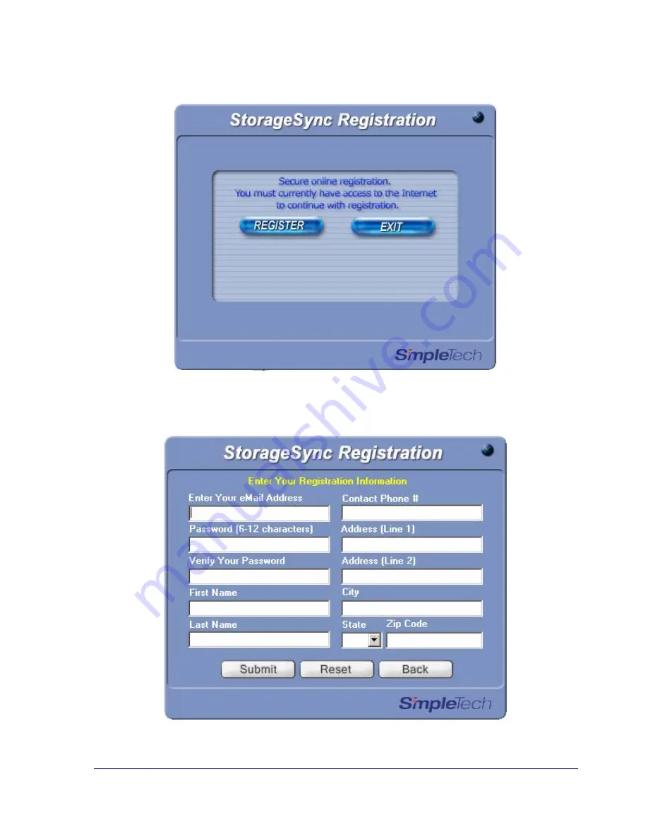 SimpleTech FV-U35/250 User Manual Download Page 24