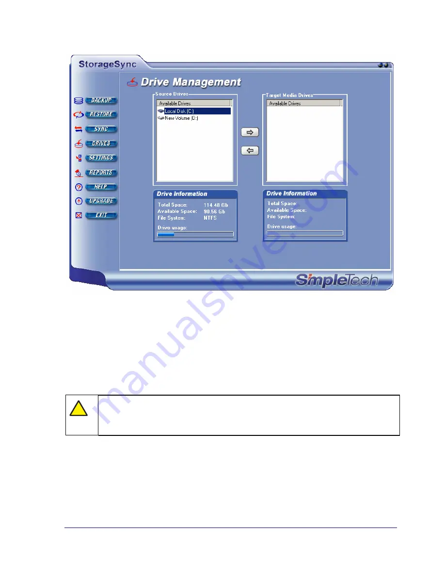 SimpleTech FV-U35/250 User Manual Download Page 58