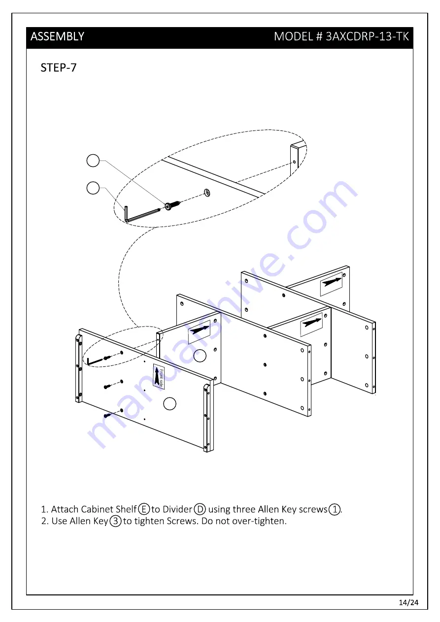 Simpli Home 3AXCDRP-13-TK Manual Download Page 14