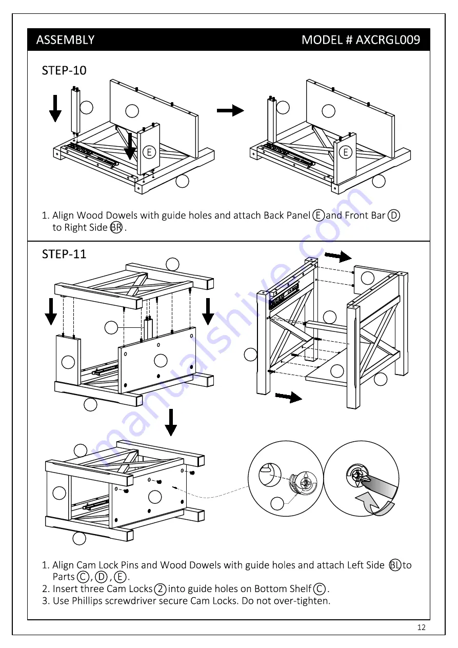 Simpli Home AXCRGL009 Скачать руководство пользователя страница 12