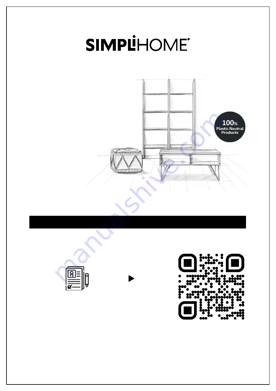 Simpli Home brooklyn + max WyndenHall Lowry AXCLRYLG-11DCB Assembly Instructions Manual Download Page 2