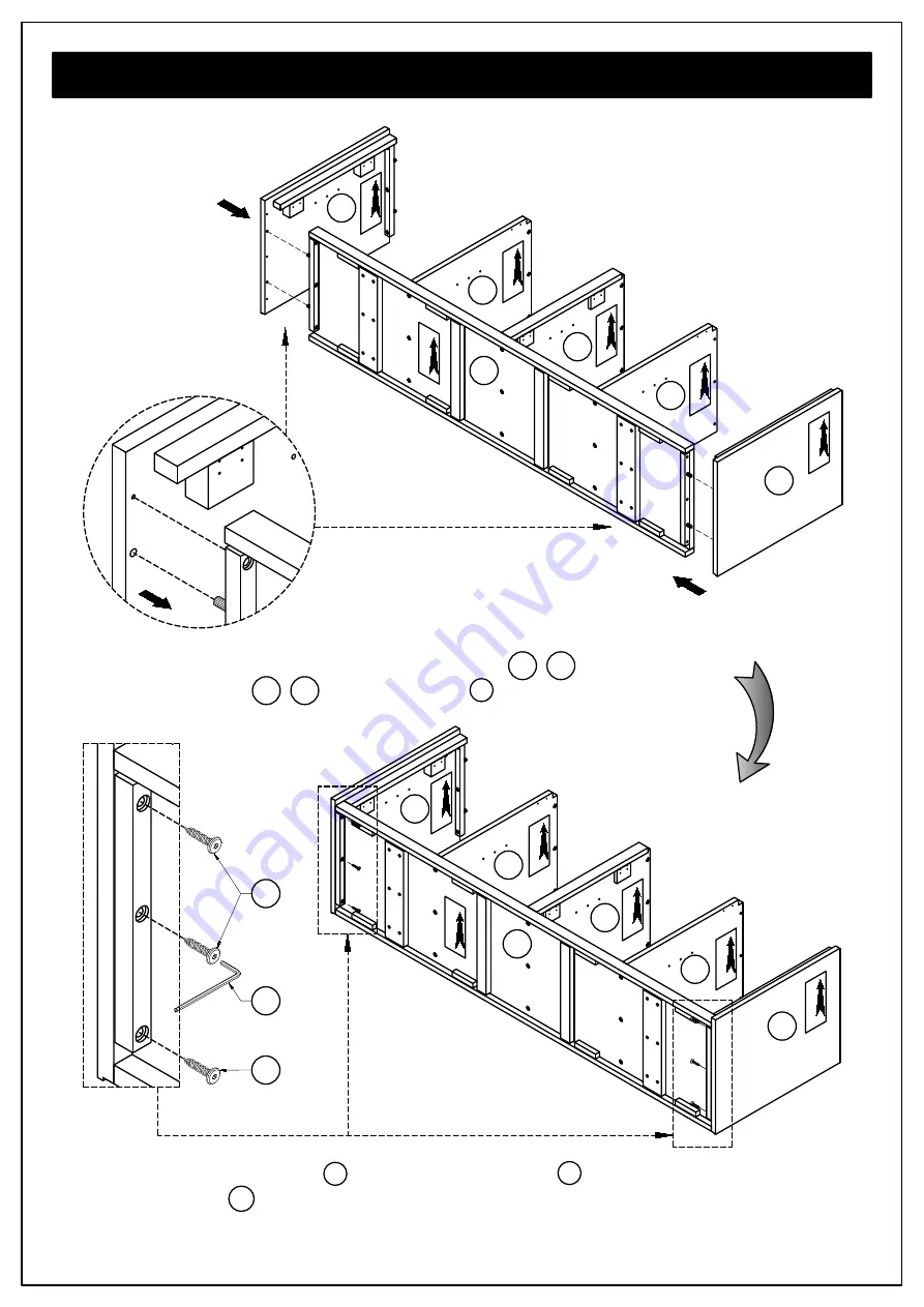 Simpli Home brooklyn + max WyndenHall Lowry AXCLRYLG-11DCB Assembly Instructions Manual Download Page 14