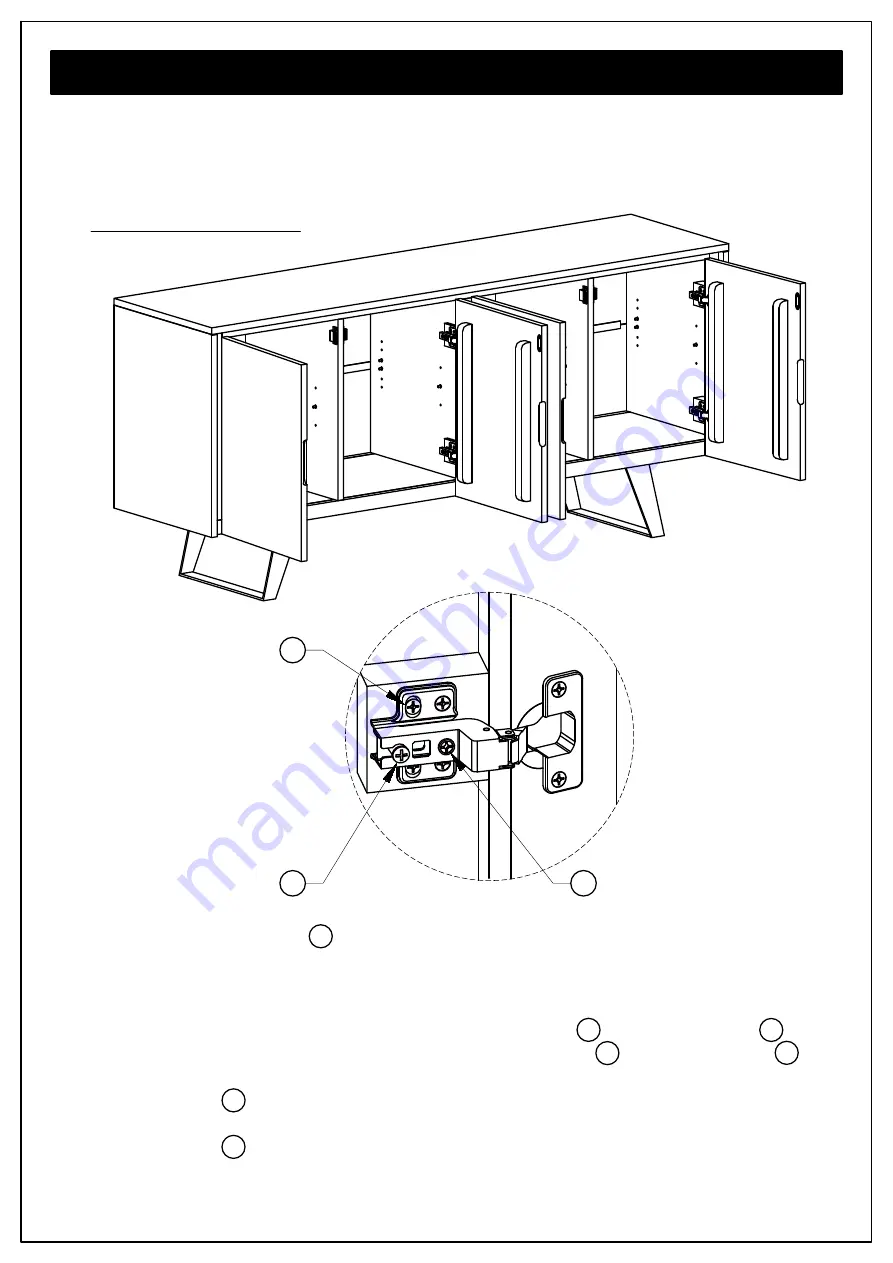 Simpli Home brooklyn + max WyndenHall Lowry AXCLRYLG-11DCB Assembly Instructions Manual Download Page 20