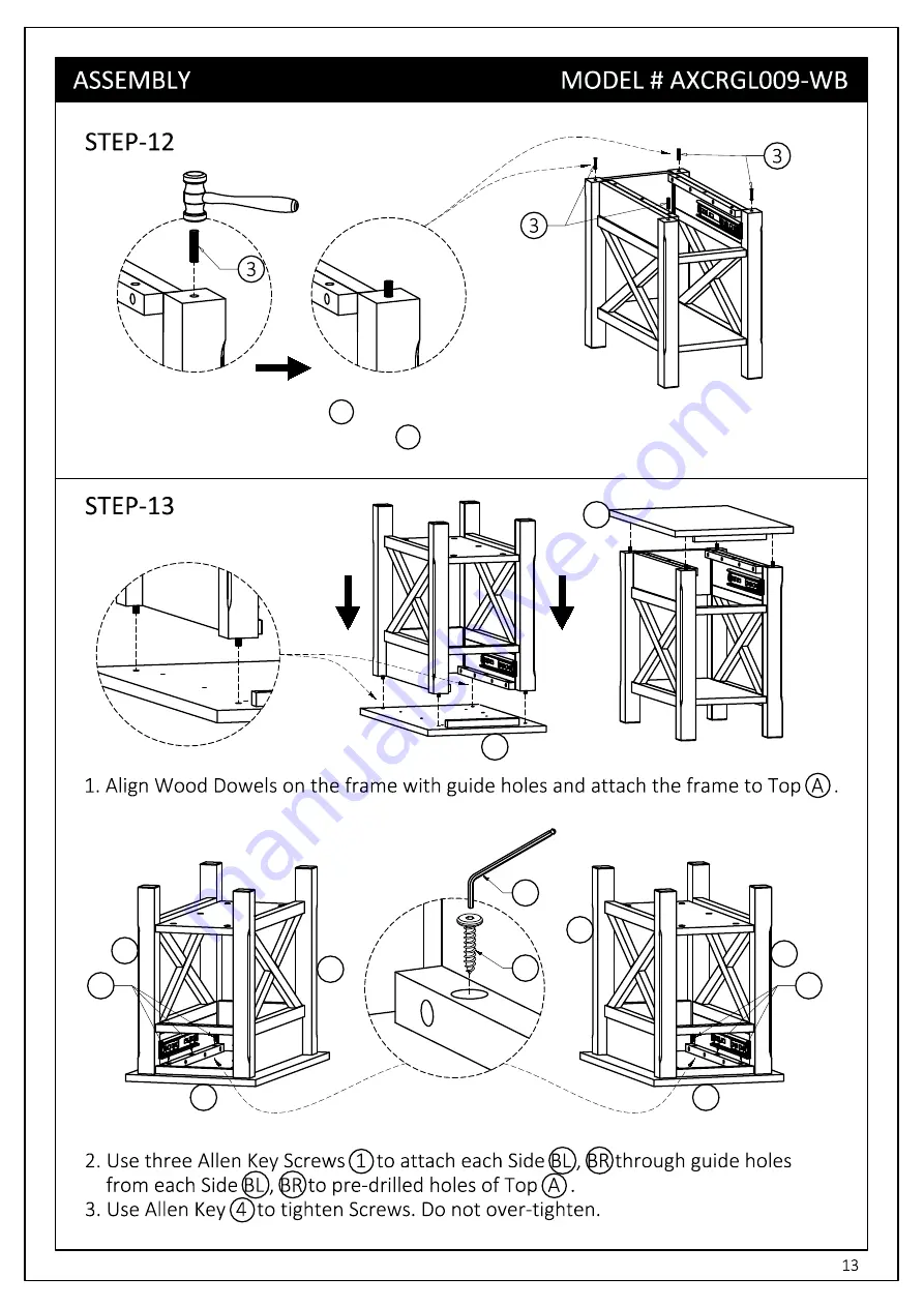 Simpli Home Wynden Hall brooklyn+max AXCRGL009-WB Скачать руководство пользователя страница 13