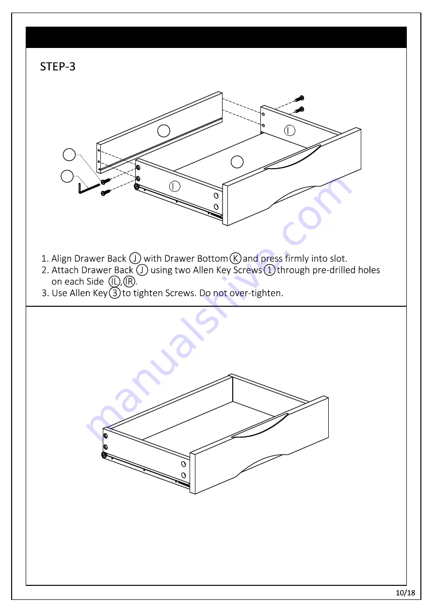 Simpli Home WyndenHall brooklin+max 3AXCHRP-08 Assembly Instructions Manual Download Page 10