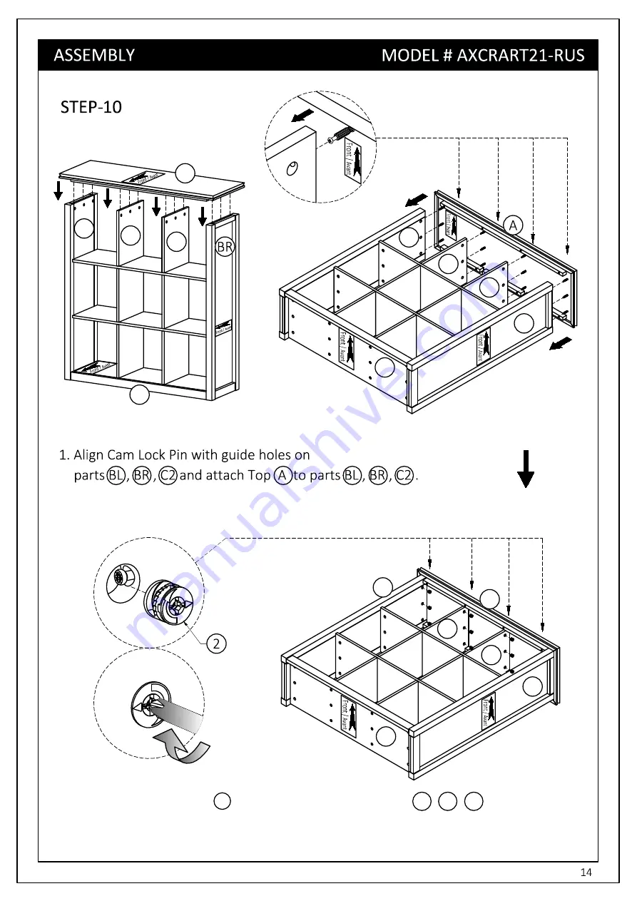 Simpli Home WyndenHall brooklin+max AXCRART21-RUS Скачать руководство пользователя страница 14