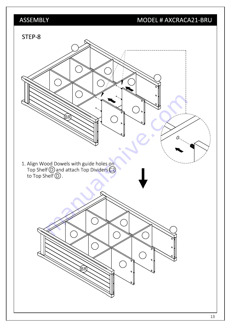 Simpli Home WyndenHall brooklyn+max AXCRACA21-BRU Manual Download Page 13