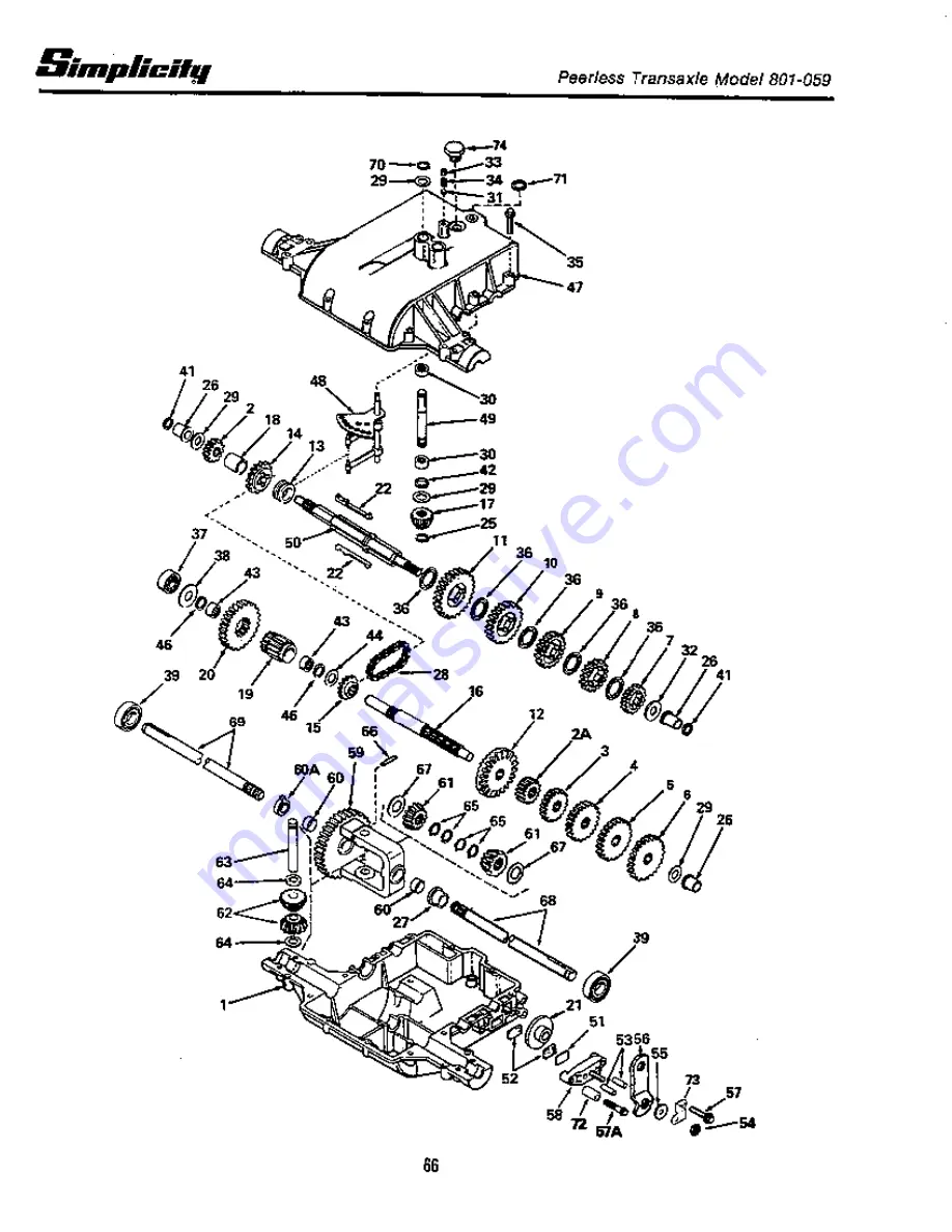 Simplicity 12.5 LT Скачать руководство пользователя страница 68