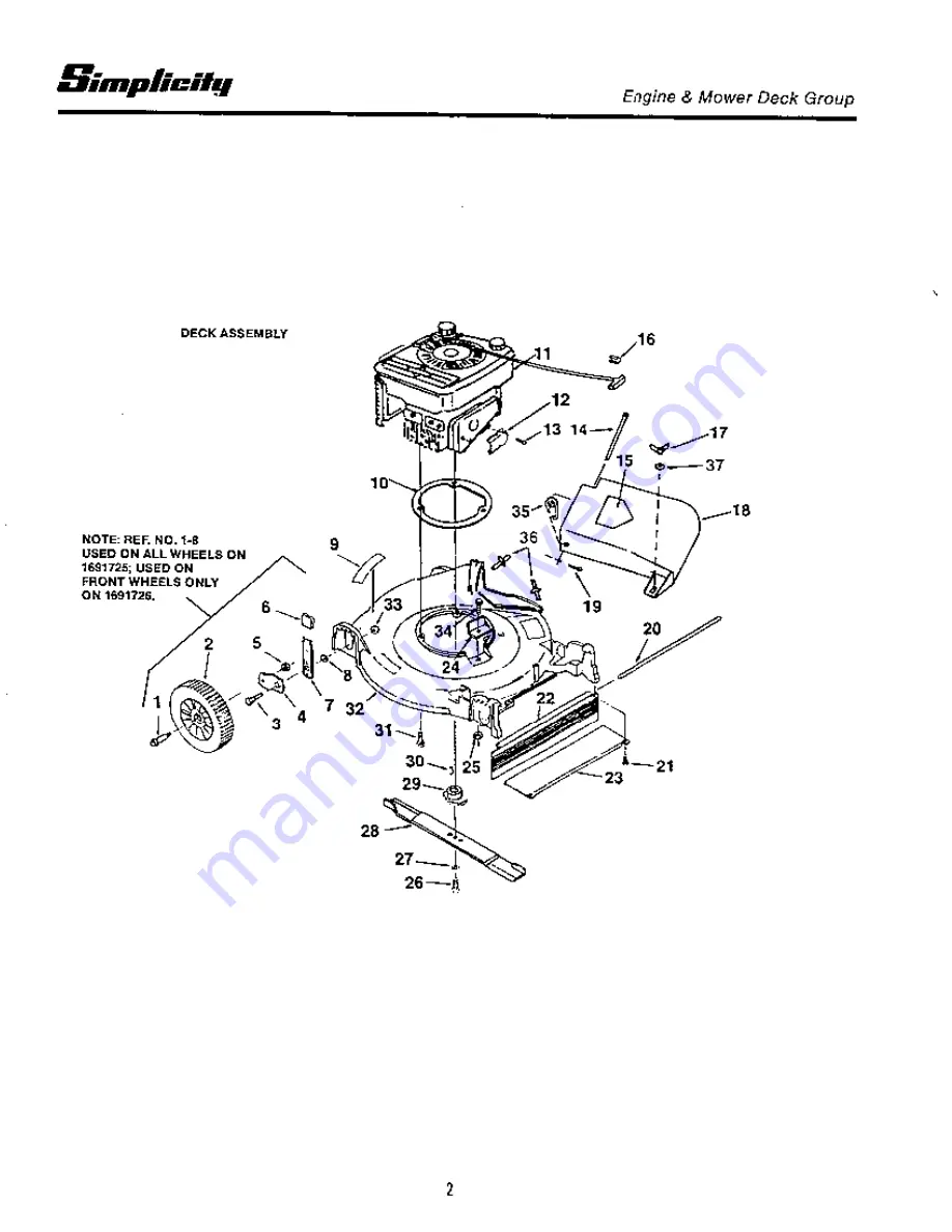 Simplicity 1500 Series Скачать руководство пользователя страница 4