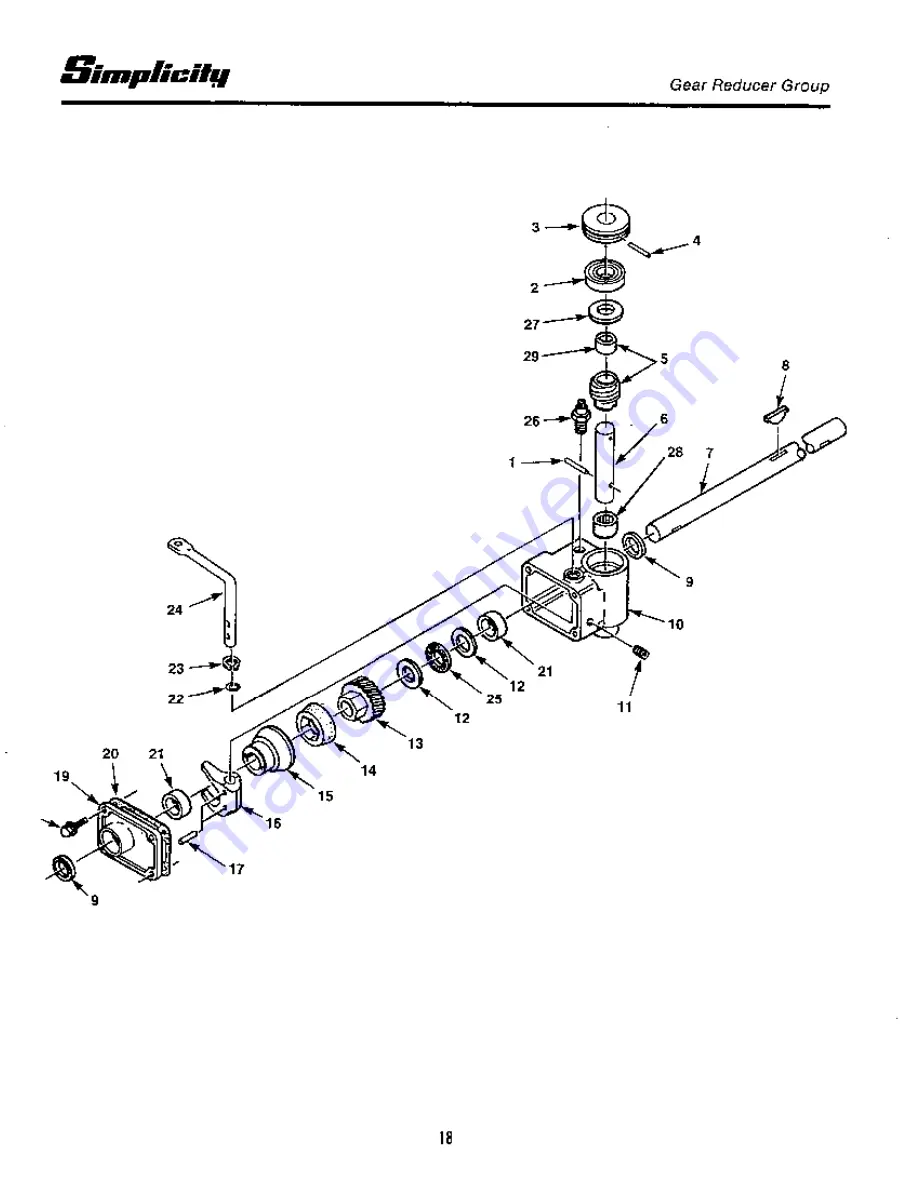 Simplicity 1500 Series Parts Manual Download Page 20