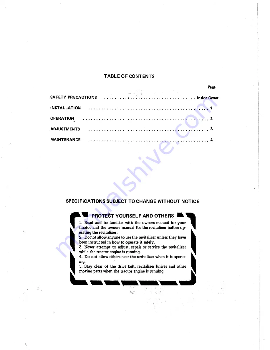 Simplicity 1690079 Operator'S Manual Download Page 2