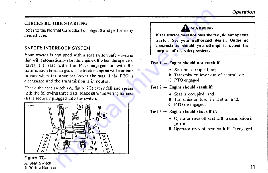 Simplicity 16GTH Operator'S Manual Download Page 13