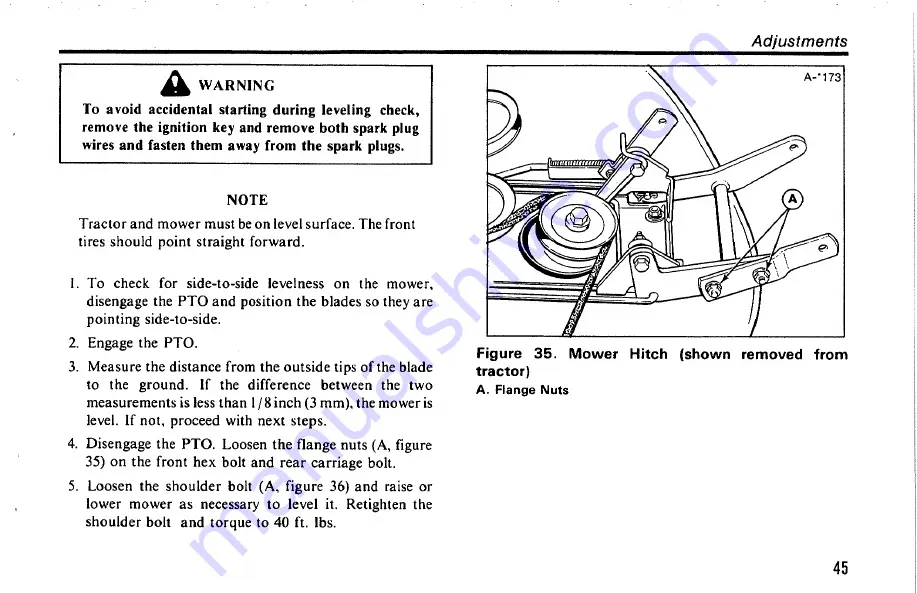 Simplicity 16GTH Operator'S Manual Download Page 47