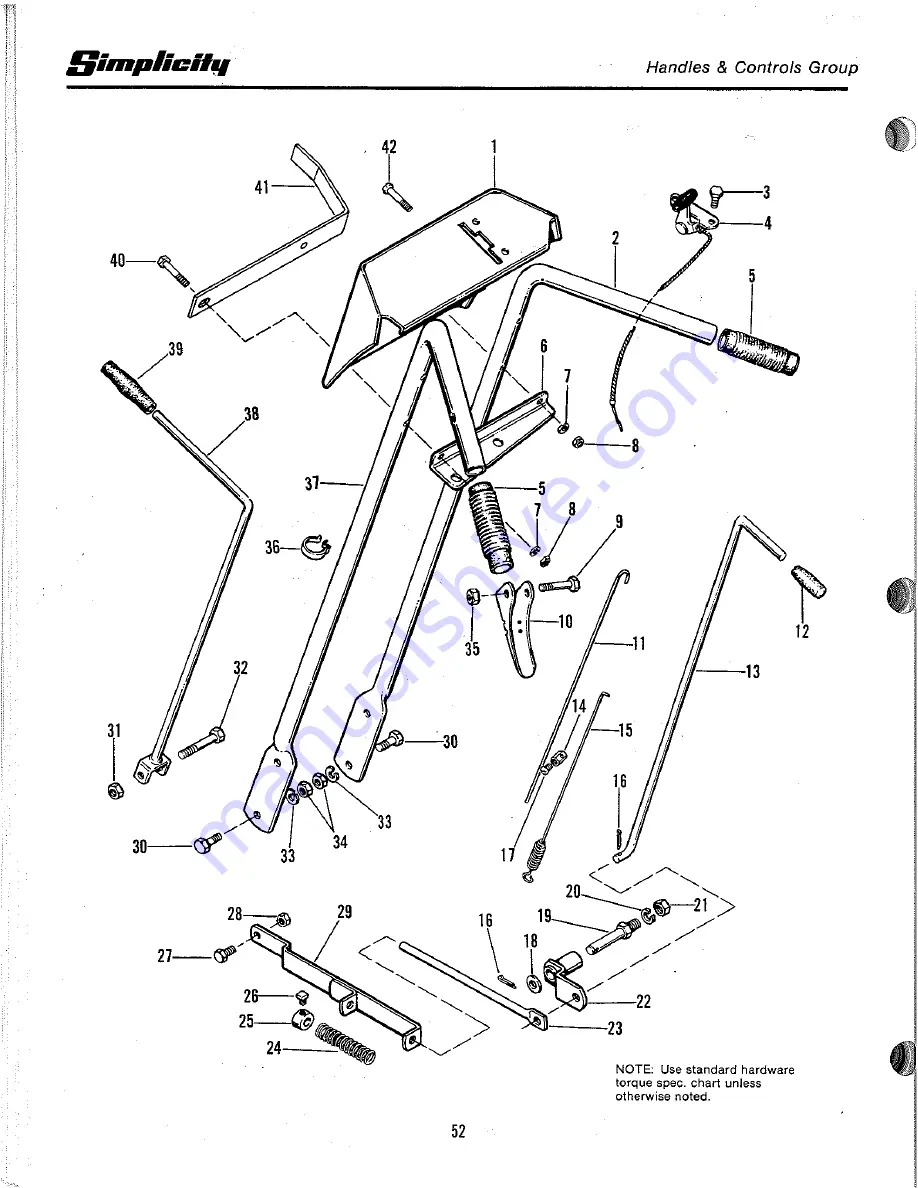 Simplicity 1968 Parts Manual Download Page 54