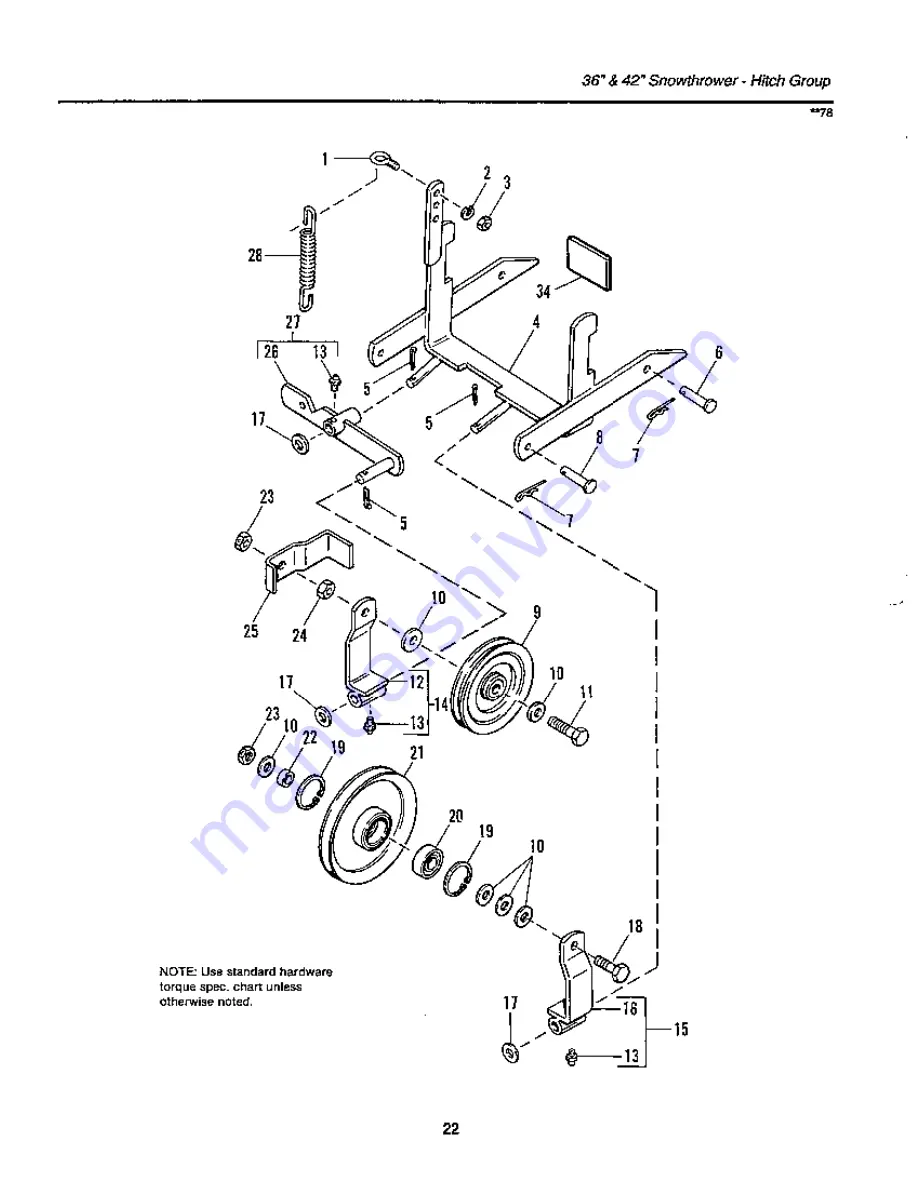 Simplicity Sovereign GTH-L 2800 Series Parts Manual Download Page 24