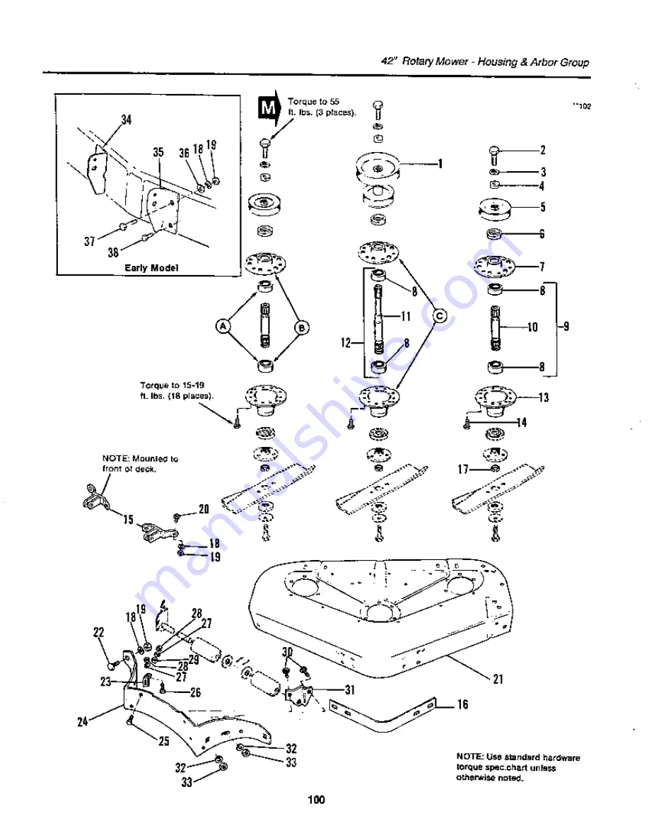 Simplicity Sovereign GTH-L 2800 Series Parts Manual Download Page 102