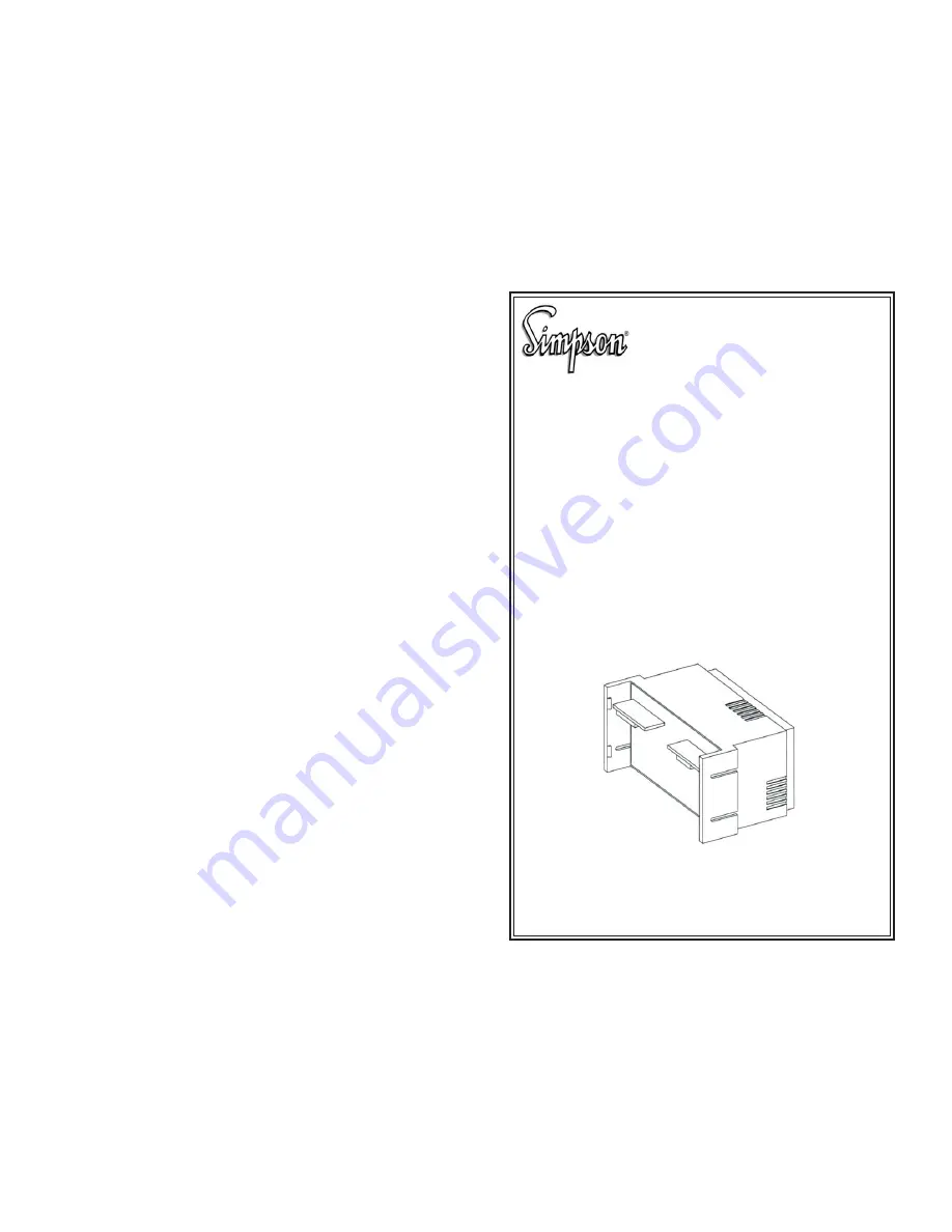 Simpson Gima Instruction Manual Download Page 1