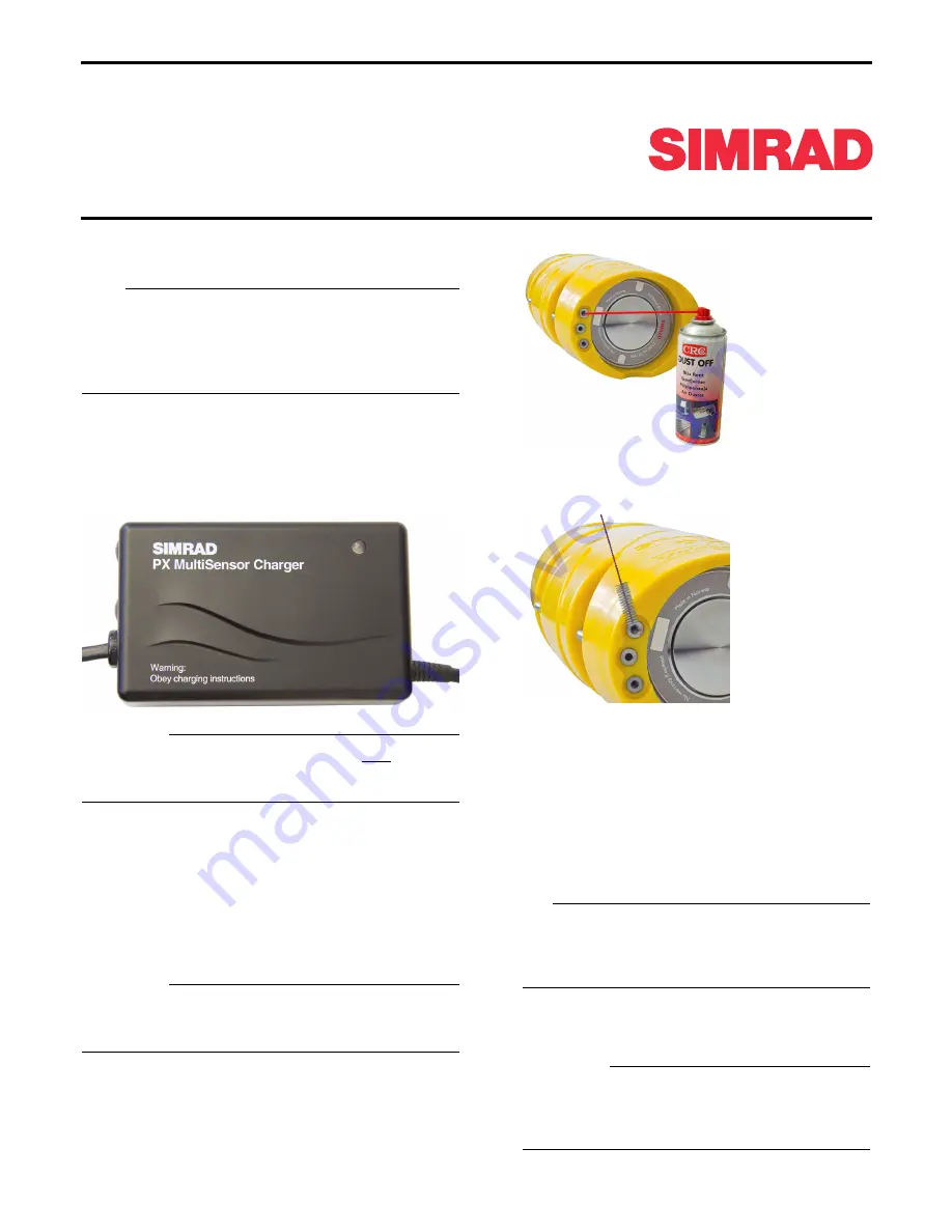 Simrad PX MultiSensor Скачать руководство пользователя страница 1