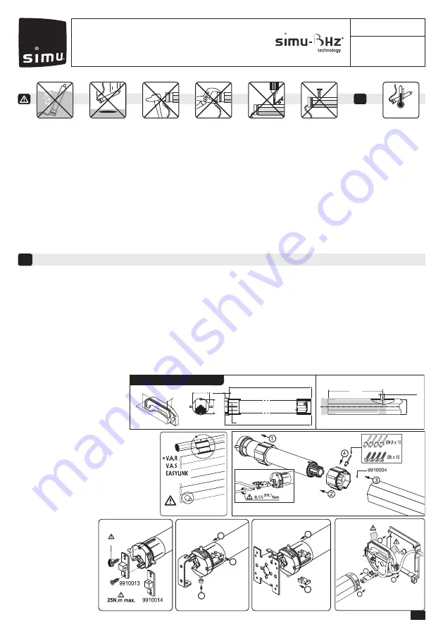 Simu T5 AUTOSHORT BHz Скачать руководство пользователя страница 13