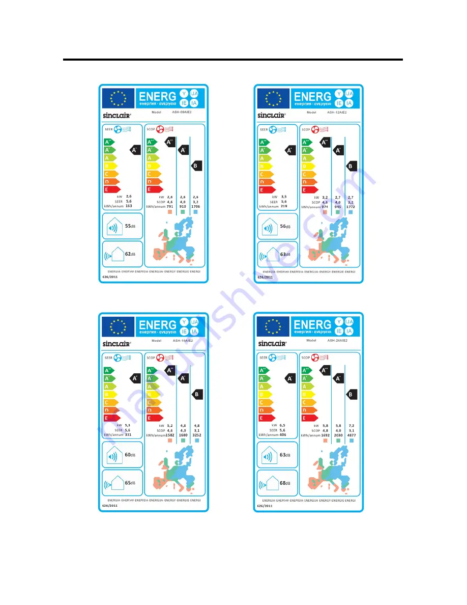 Sinclair ASH-09AIE2 User Manual Download Page 36