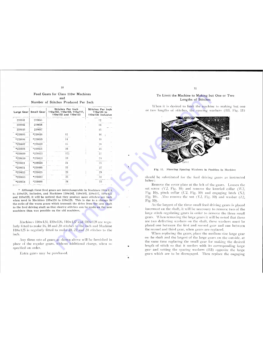 Singer 110W124 Скачать руководство пользователя страница 7