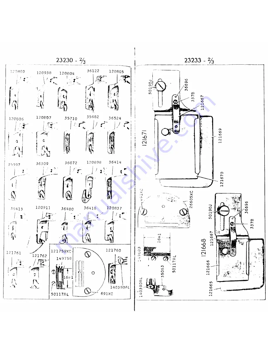 Singer 241-11 Parts List Download Page 31