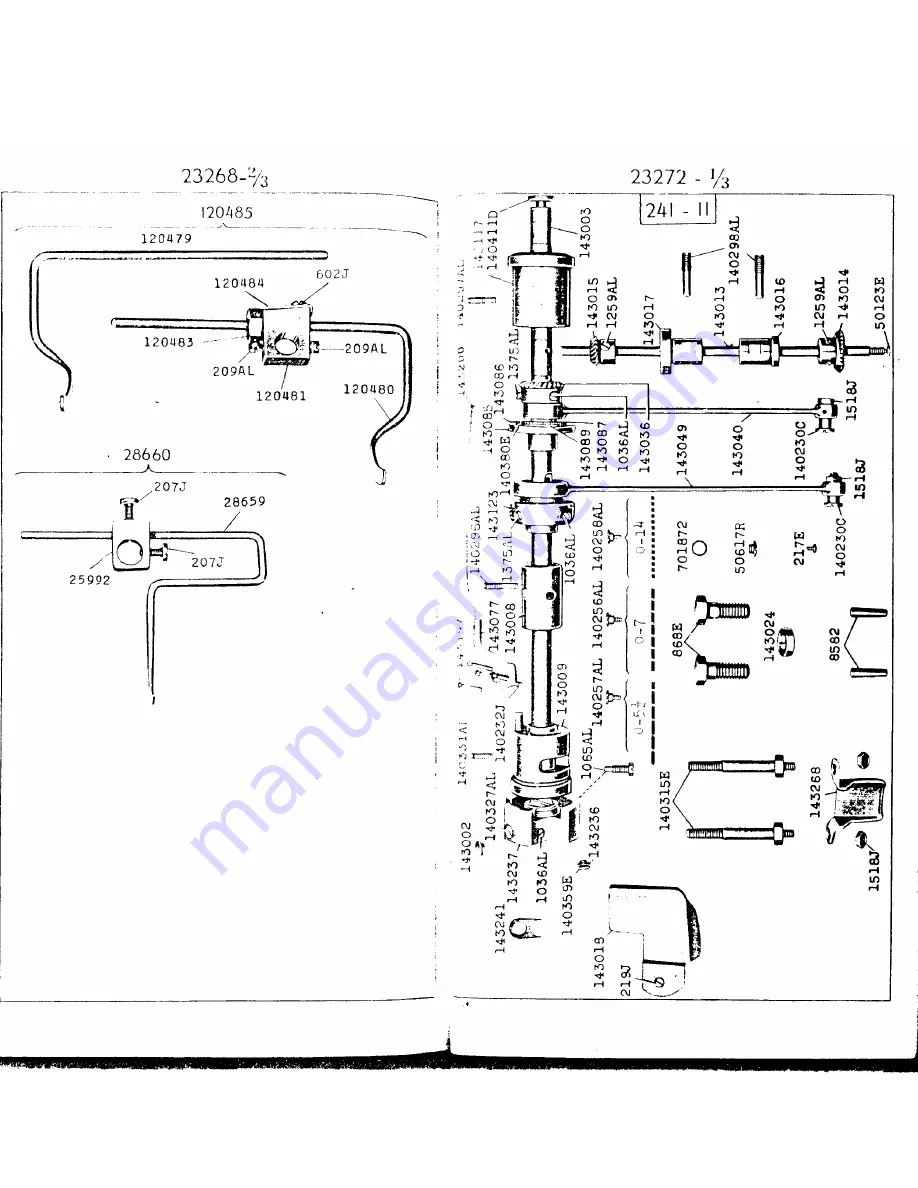 Singer 241-11 Parts List Download Page 36