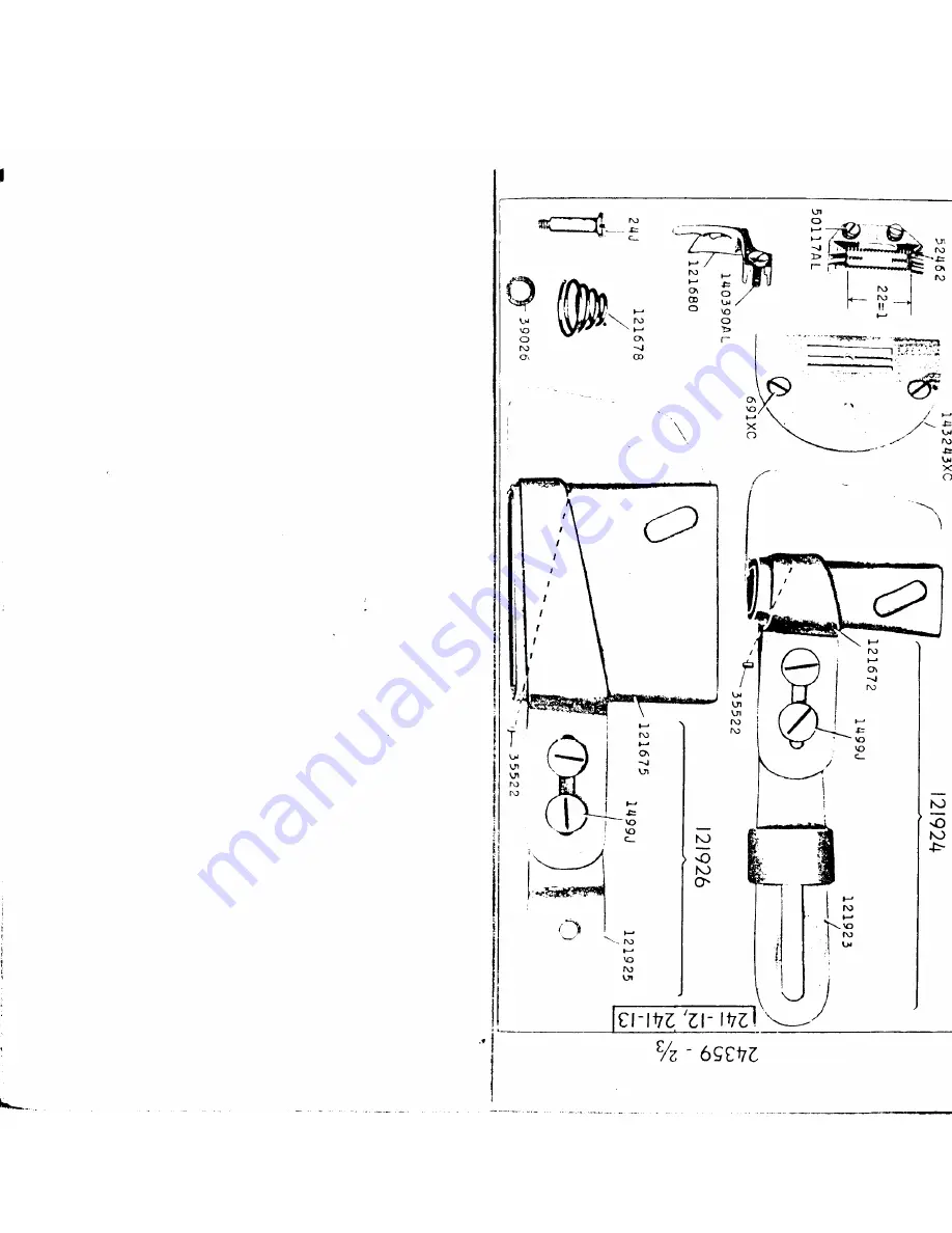 Singer 241-11 Parts List Download Page 55