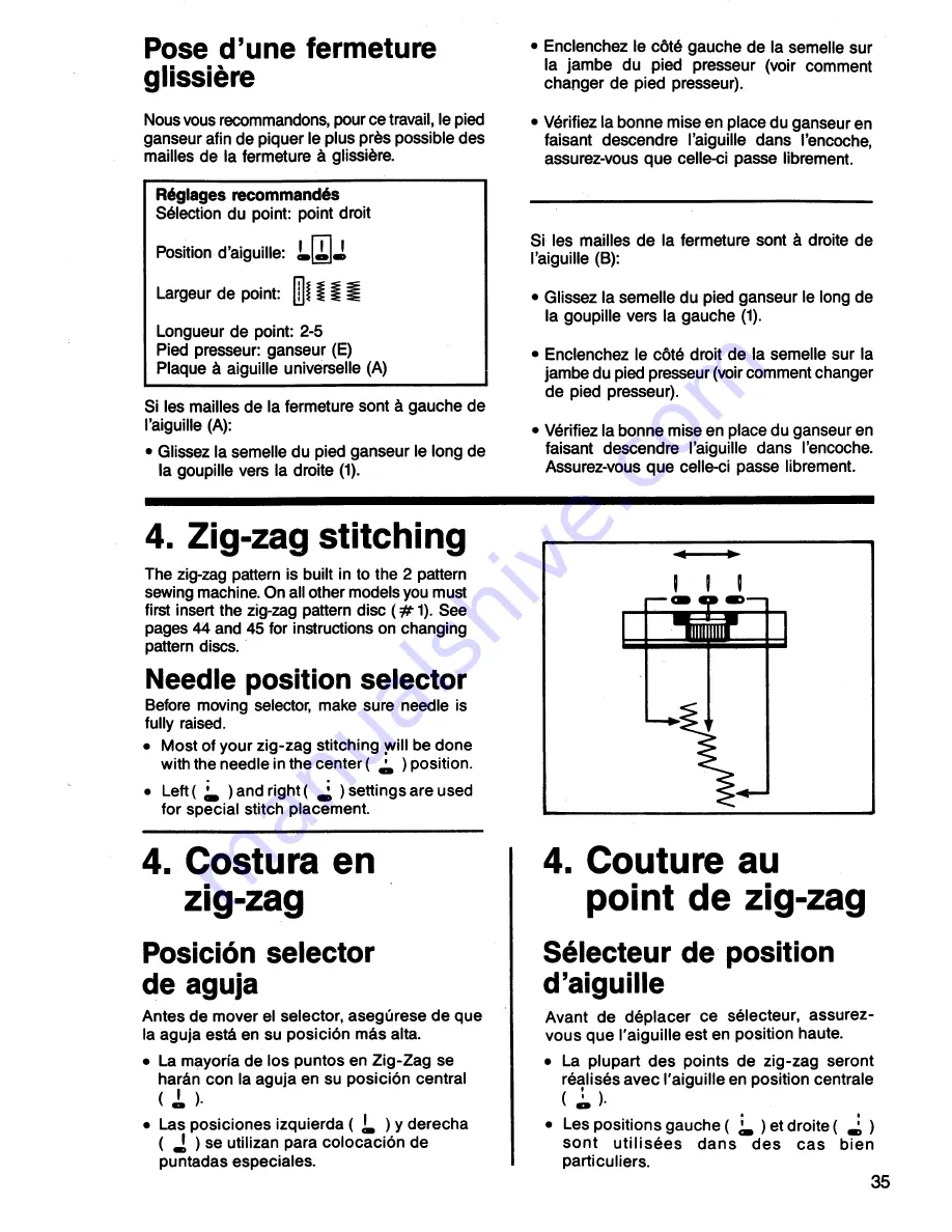 Singer 2502 User Manual Download Page 39