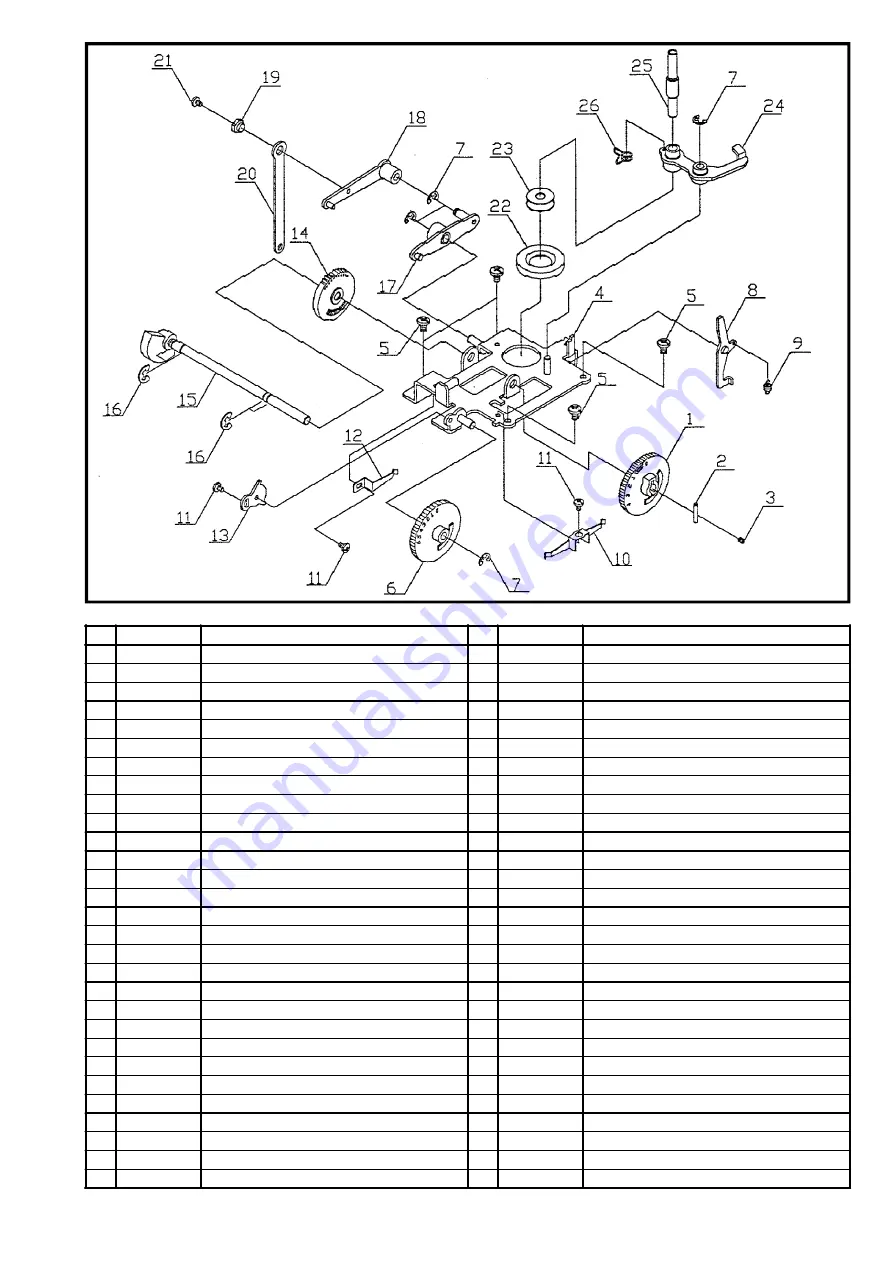 Singer 2623 Parts List Download Page 10