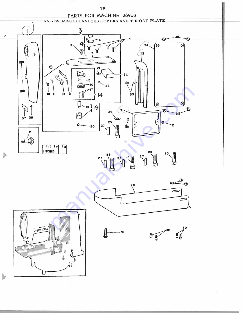 Singer 269W Service Manual Download Page 19