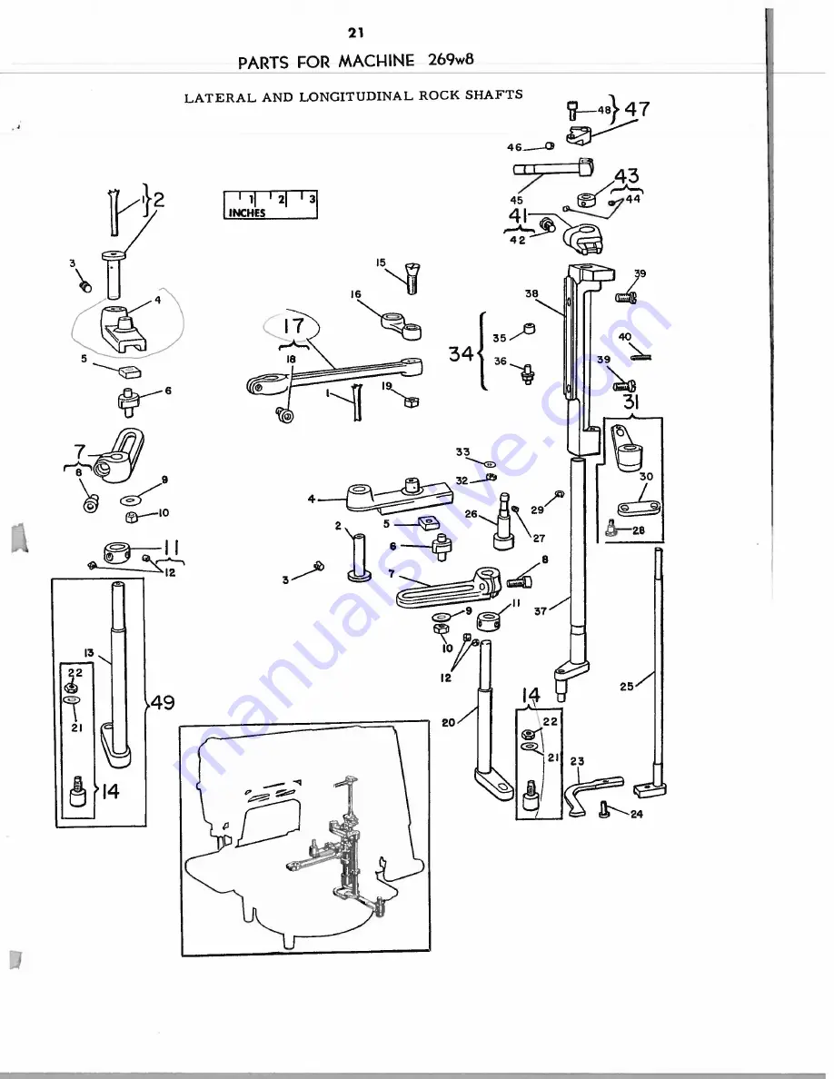 Singer 269W Service Manual Download Page 21