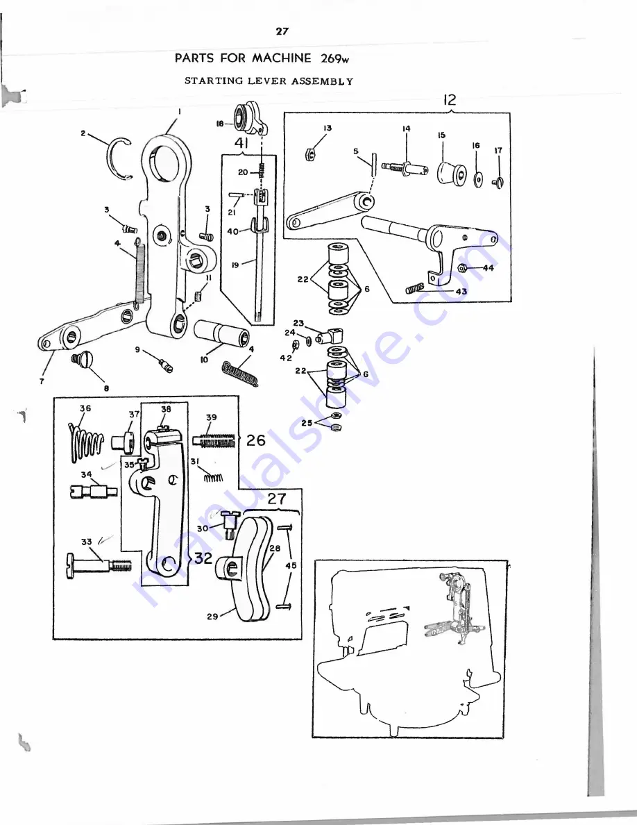 Singer 269W Service Manual Download Page 27