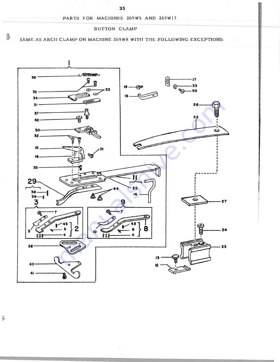 Singer 269W Service Manual Download Page 35