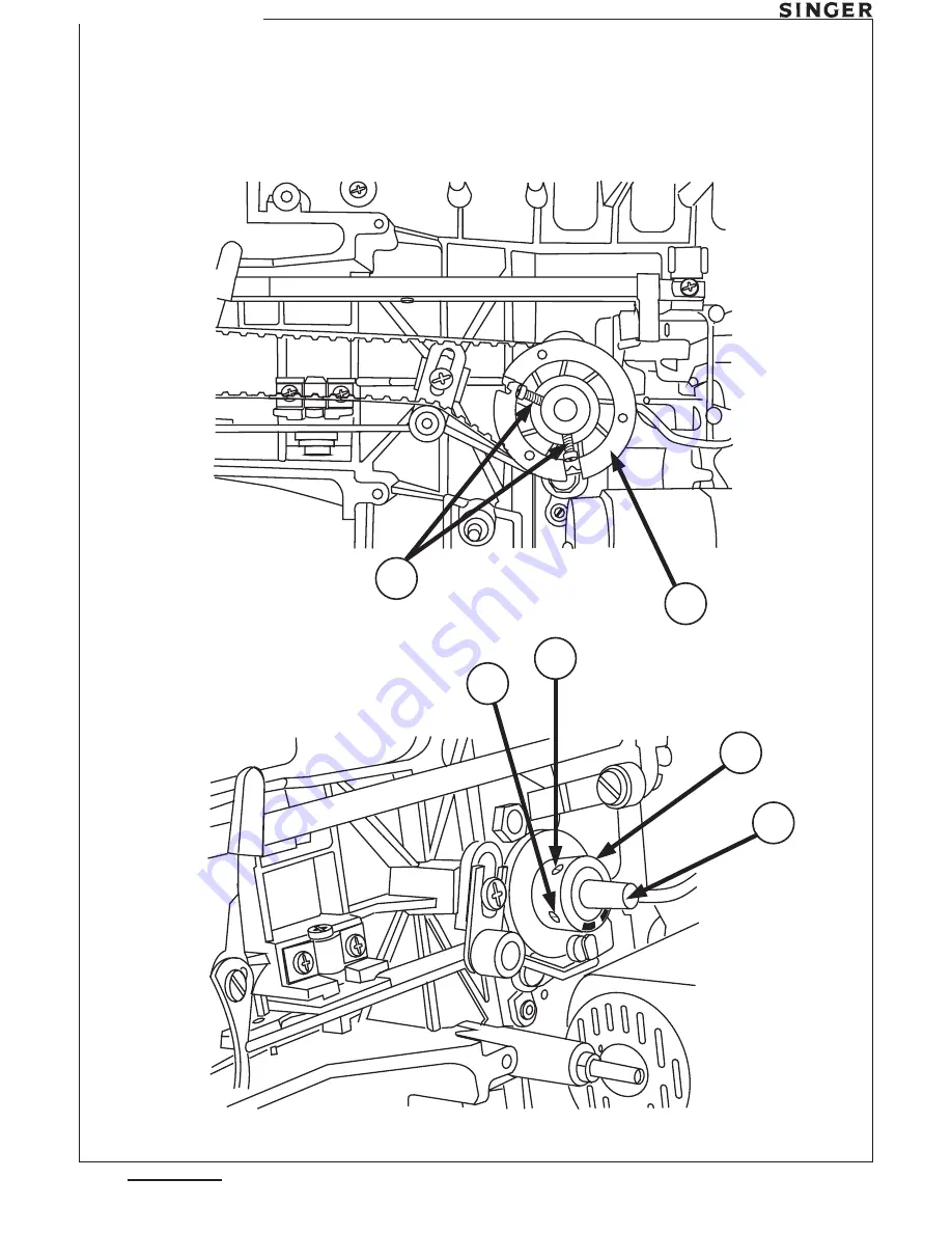 Singer 2700 Series Service Manual Download Page 64