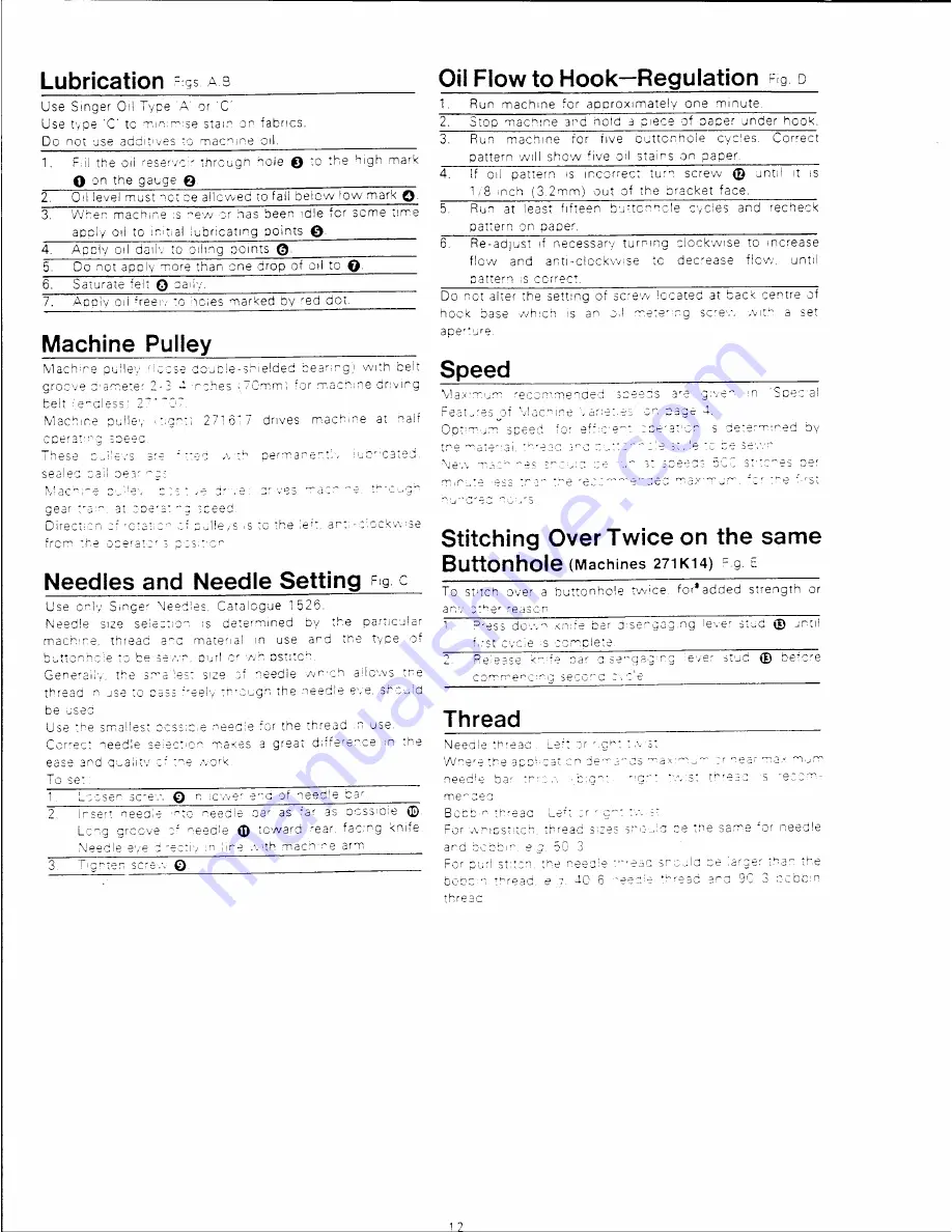 Singer 271K Service Manual Download Page 11