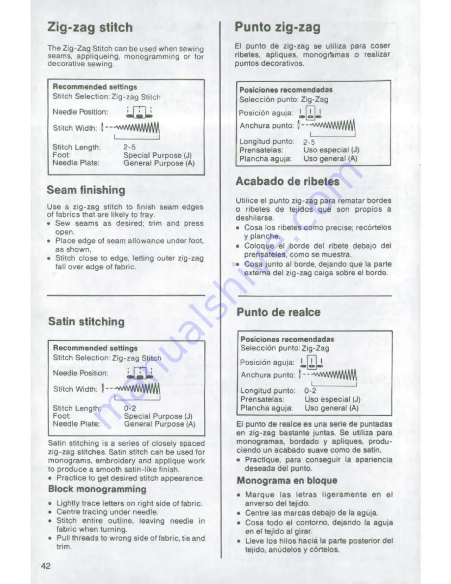 Singer 4522 Manual Download Page 44