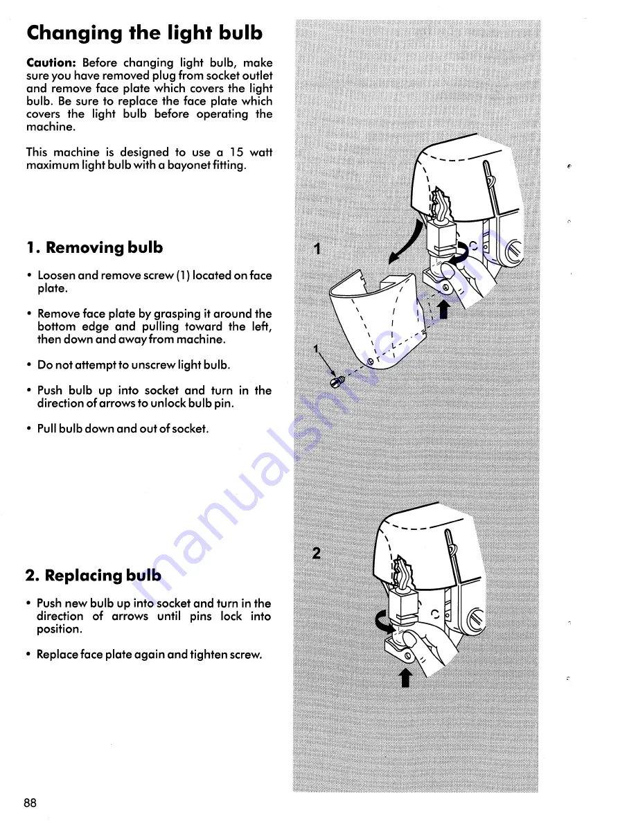 Singer 5062 Instruction Book Download Page 86