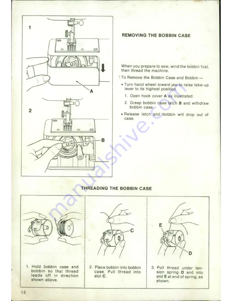 Singer 5122 User Manual Download Page 14