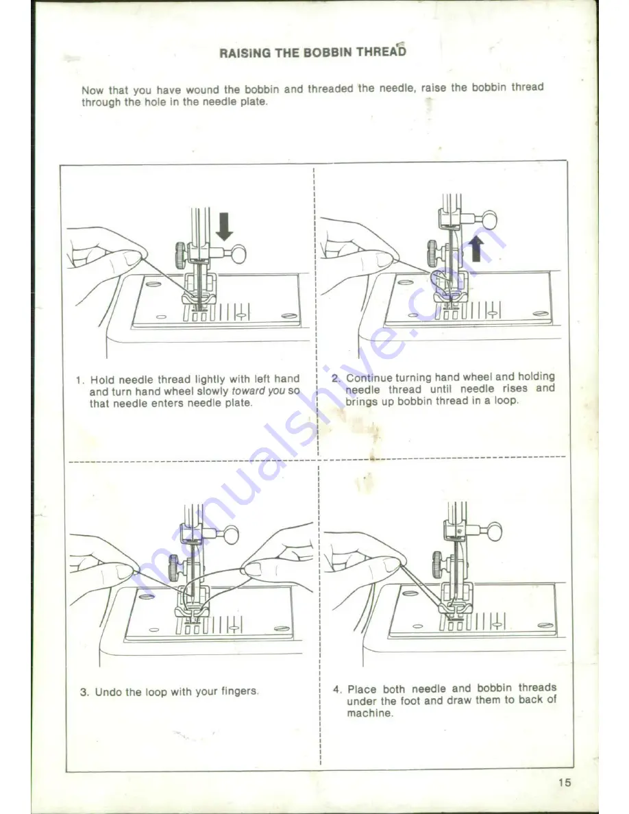 Singer 5122 User Manual Download Page 17