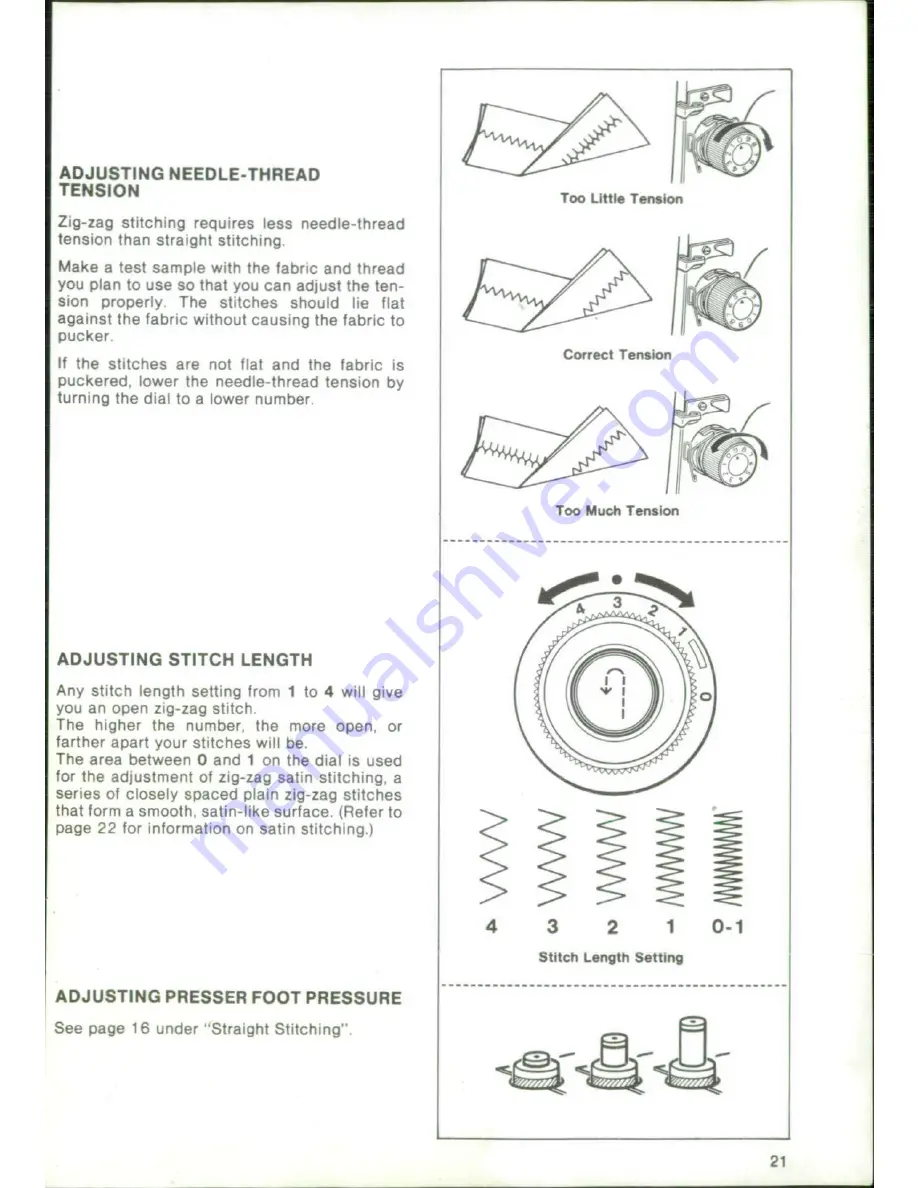 Singer 5122 Скачать руководство пользователя страница 23