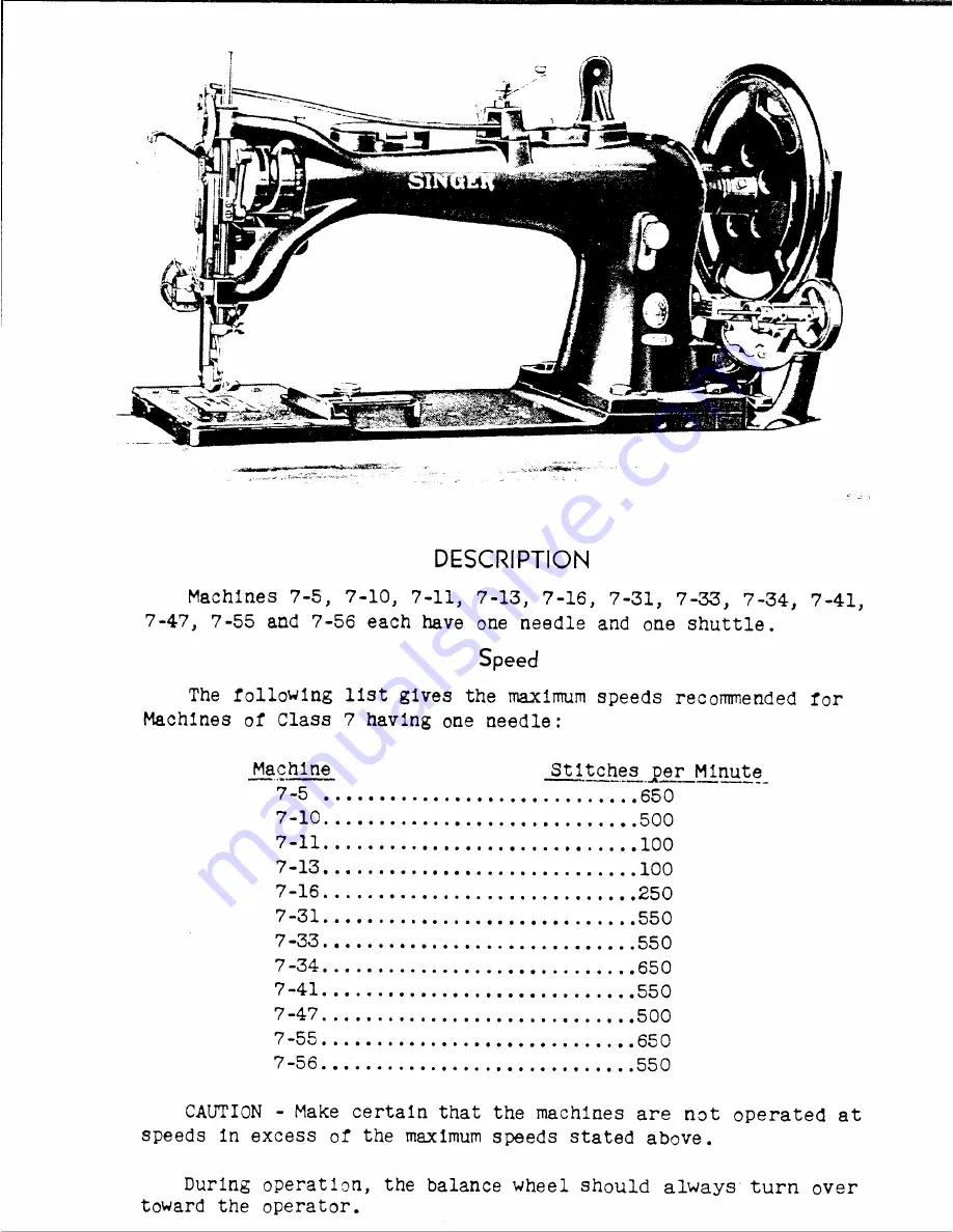 Singer 710 Manual Download Page 4