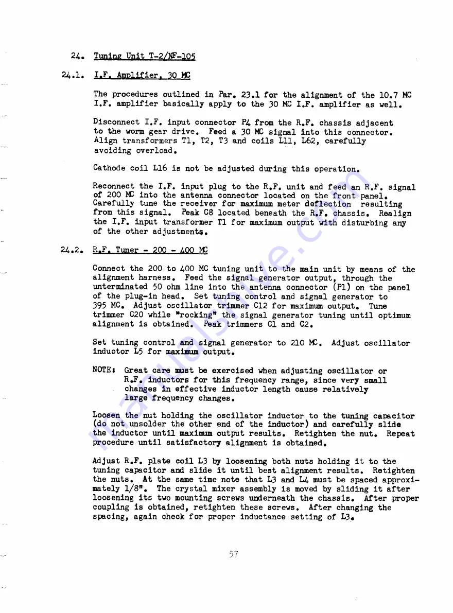 Singer Empire NF-105 Instruction Manual Download Page 65